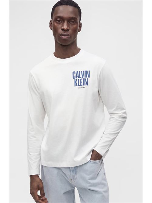 ls 30s eu block front calvin tee CALVIN KLEIN JEANS | LV04RH859GYAF